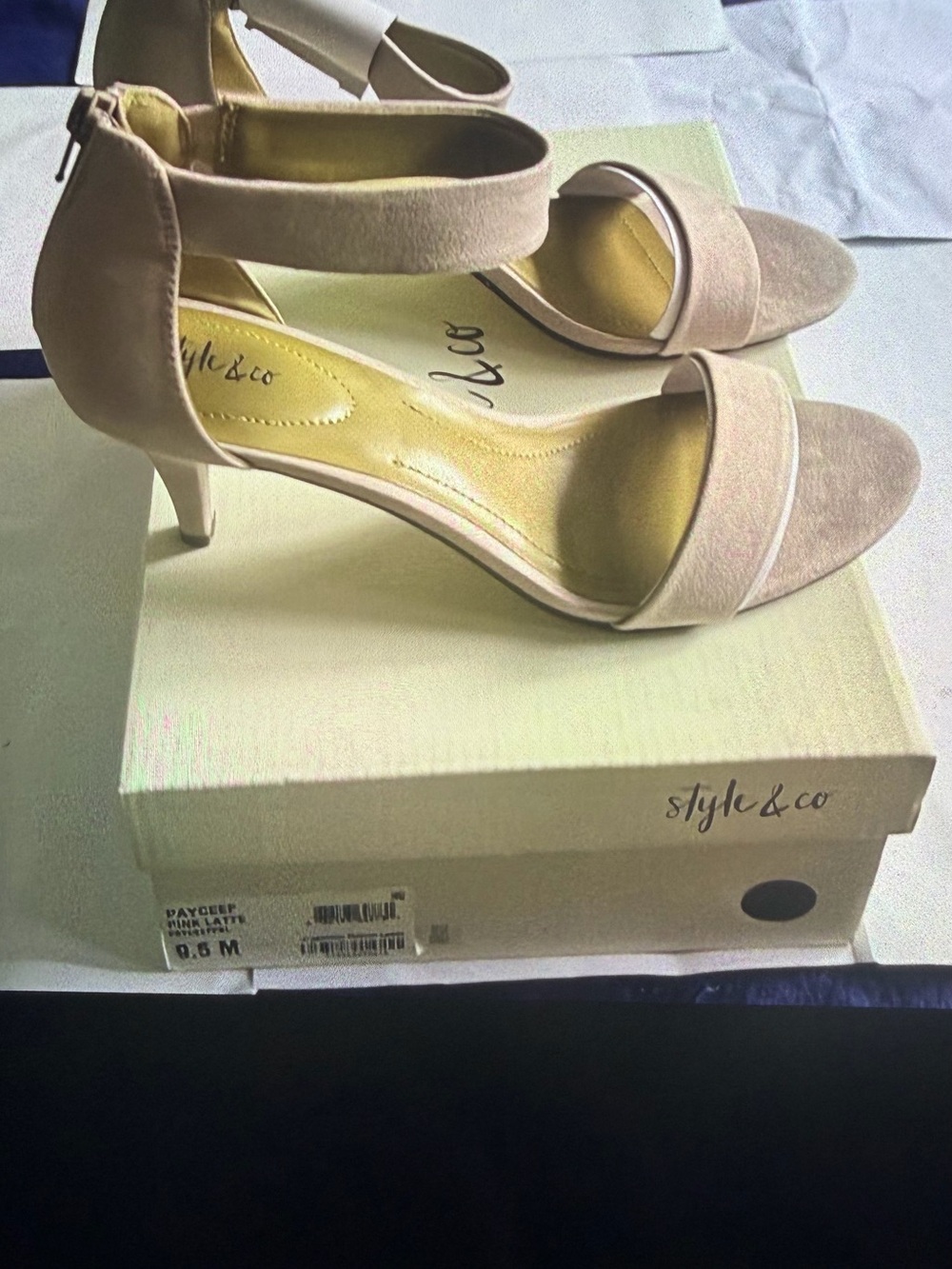 Elegant Light Pink Strappy Heels with Ankle Strap